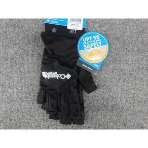 Columbia Fishing Glove Unisex L/XL Black New PFG Terminal Tackle UPF 50 CU0139